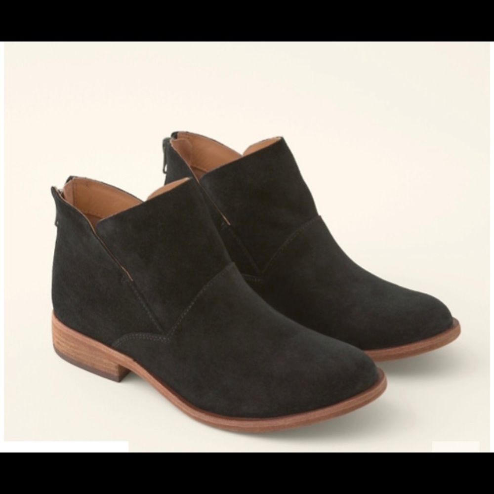 Kork-Ease Ryder Short Ankle Boots Sz 6 Black